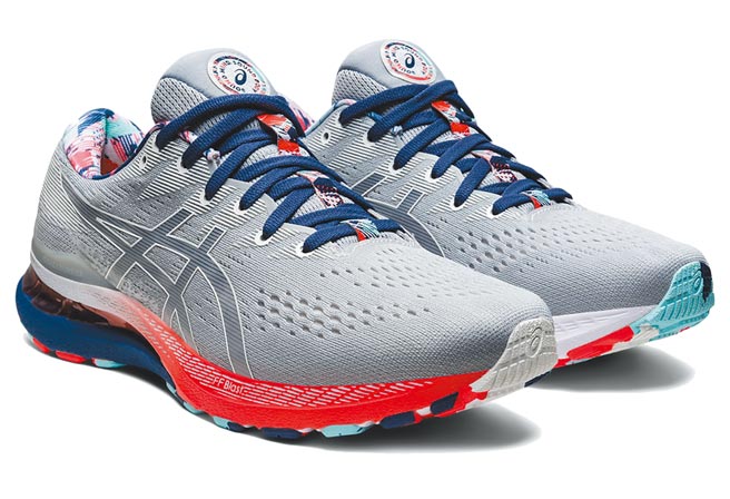 ASICS GEL－KAYANO 28，5380元。（ASICS提供）