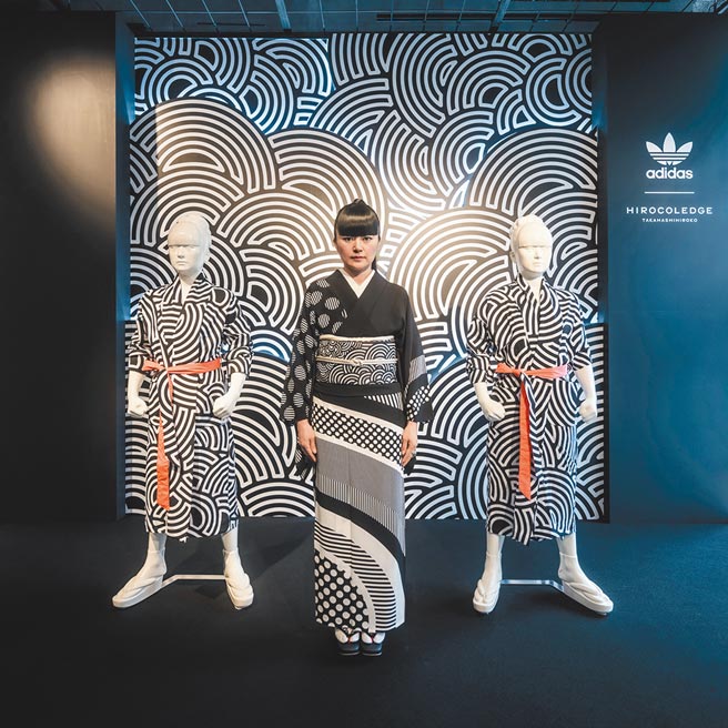 日本艺术家高桥理子首次与adidas联名系列的89件单品，已在全球正式上市。（ adidas提供）