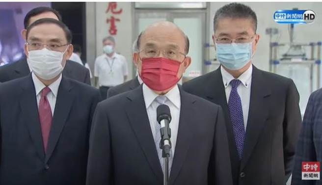行政院长苏贞昌。（图／中时新闻网直播画面）