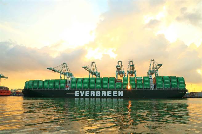 长荣货柜轮。（资料照）