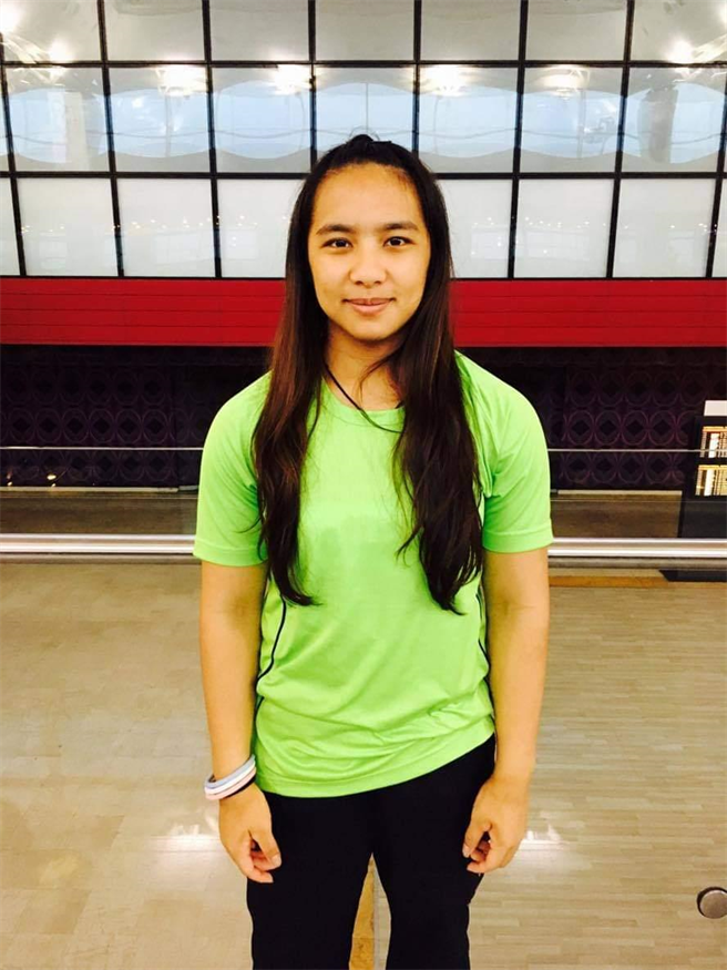 代表我国参与奥运举重项目的江念欣为台湾世界展望会的资助童。（展望会提供／林良齐台北传真）