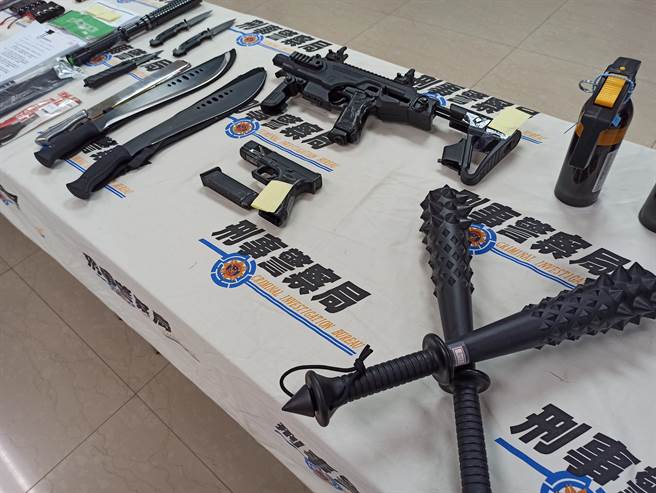 全国防疫期间治安大扫荡，捣破40帮派堂口2制毒工厂。(刑事局提供)