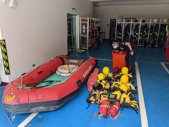 新北市已着手进行防颱整备。（新北市消防局提供）

