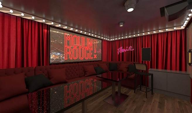 ATT 4 Recharge全新升级进化「ATT e Life」，为年轻世代打造全方位的沈浸式娱乐空间，包括集团首度跨界影业的ATT吸引力影城，及大直内湖商圈首家大型主题式KTV「idol K」等特色娱乐，将在疫情解封后迎来人潮。图为主题式KTV「idol K」。（图/ATT e Life提供）