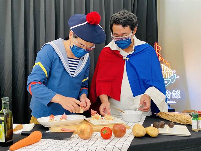 淡水古蹟博物馆在微解封之际，推出结合歷史的料理影片（淡古提供／戴上容新北传真）