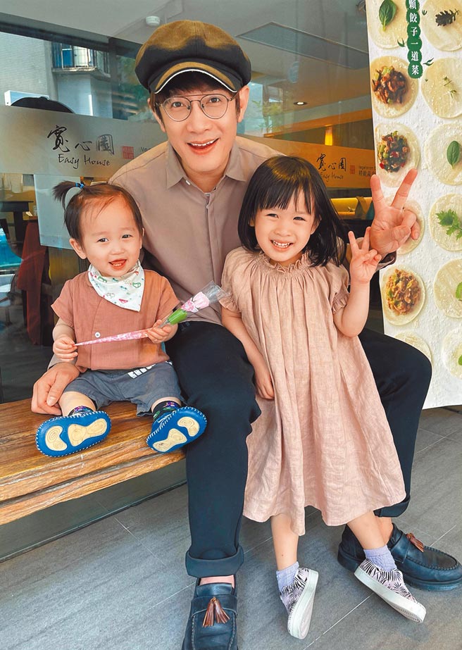 罗文裕婚后育有一双儿女。（罗文裕提供）