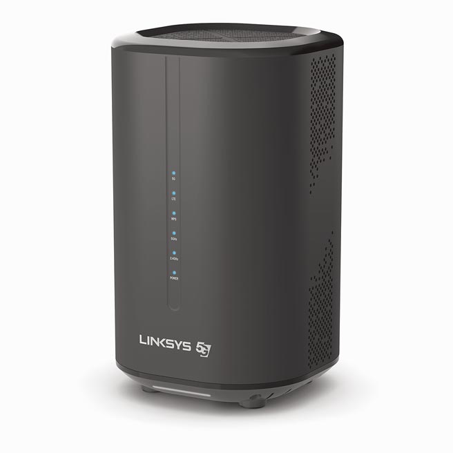 Linksys FGW3000 5G WiFi 6路由器，主打可插入5G SIM卡，在任何时刻都可连接5G及Wi-Fi 6网络功能。（Linksys提供）
