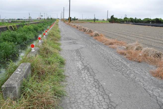 彰化县长王惠美22日视察竹塘乡4条、二林镇6条、芳苑乡5条，共15条农路，每一条农路的路面确实都坎坷不平，王惠美当场指示地政处长蔡和昌尽速改善。(吴建辉摄)
