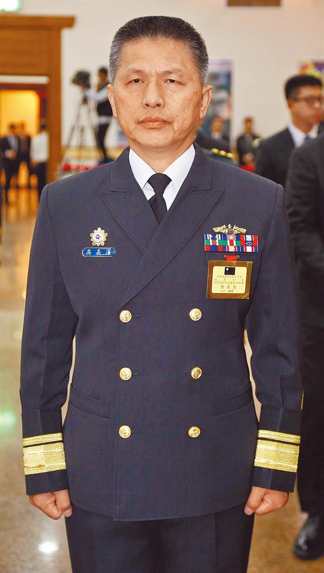 图为高嘉滨出席108年上半年陆海空军将官晋任典礼。（本报资料照片）