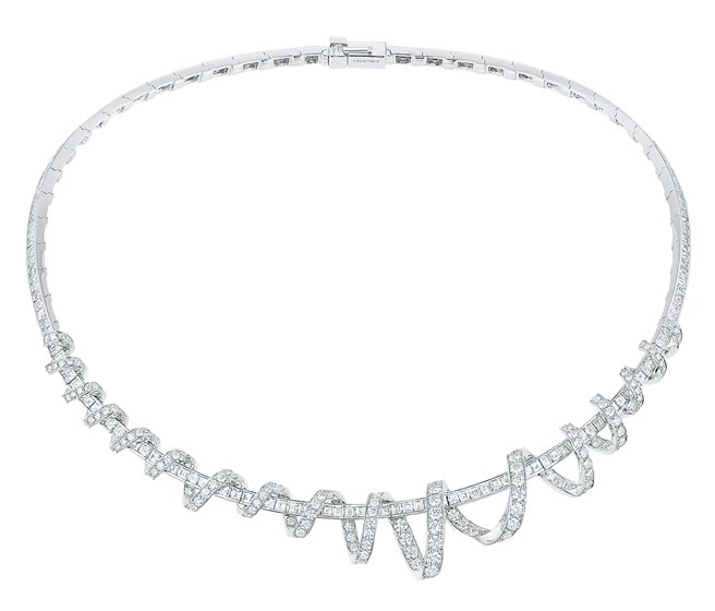 CHAUMET的Torsade de Chaumet鑽石頸鍊。（CHAUMET提供）