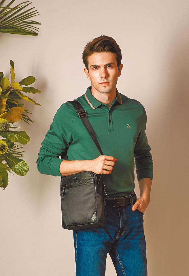 MONTAGUT轻量防泼水商务黑包，售价4280元，品牌日特价65折。（MONTAGUT提供）