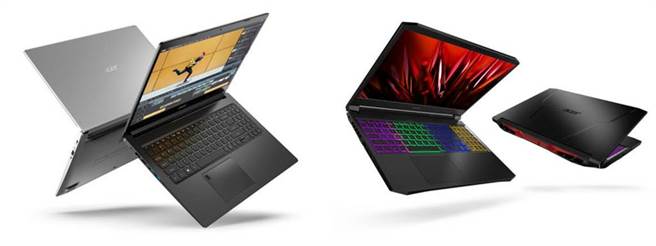 宏碁在CES期間推出搭載全新 AMD Ryzen 5000 系列行動處理器的全新Nitro、Aspire 筆電。（宏碁提供／黃慧雯台北傳真）
