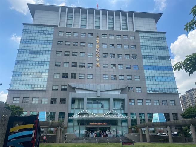 「平寧計畫」22日於三重區公所召開，由新北副秘書長朱惕之、三重區長陳奇正共同主持，圖為三重區公所外觀照（戴上容攝）