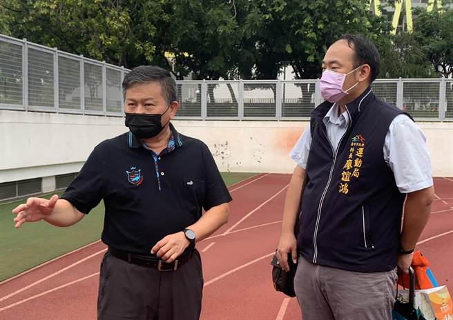 大里運動公園田徑場遇大雨積水運動局月底前提改善方案 寶島 中時