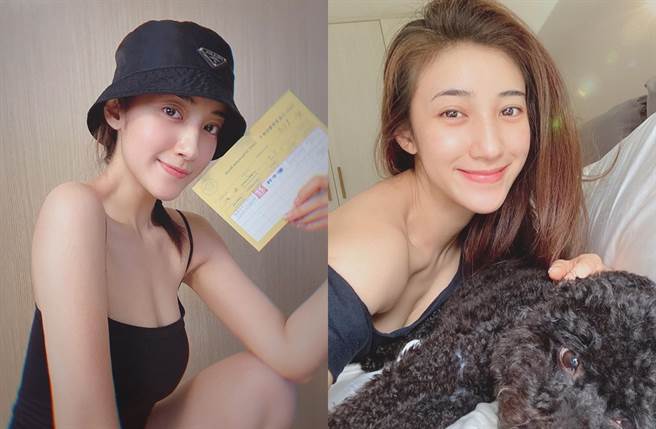 夏宇禾昨接种了AZ疫苗。（图／翻摄自lulu_820722 IG）