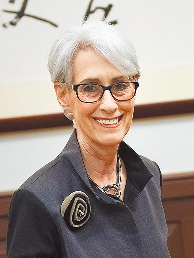 美國常務副國務卿雪蔓預計25日至26日訪中。圖為雪蔓2016年訪台照片。（本報資料照片／總統府提供）