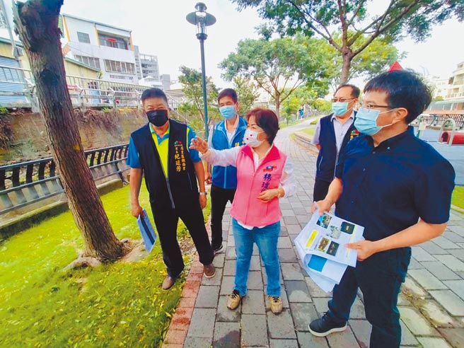 台中后里「墩西休憩绿地」及「四村路休憩绿地」用地将串连，形塑成一个城市小花园。（陈淑娥摄）