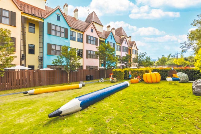 瑞穗天合国际观光酒店「亲子绿地」为户外休憩空间。（瑞穗天合国际观光酒店提供）