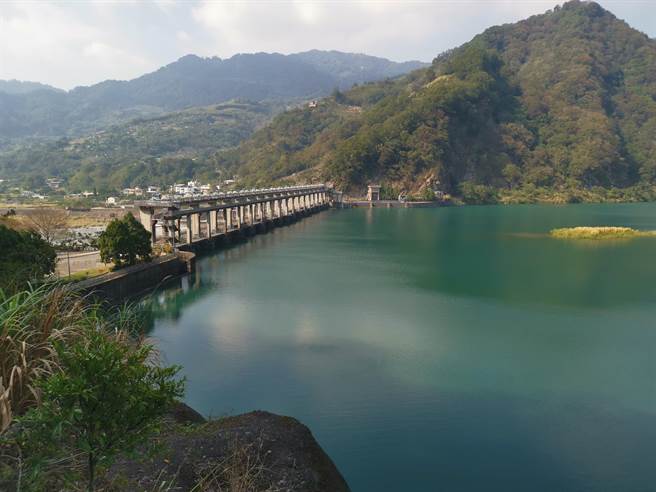 三义鲤鱼潭水库主要水源是由大安溪士林坝拦水而来。（谢明俊摄）