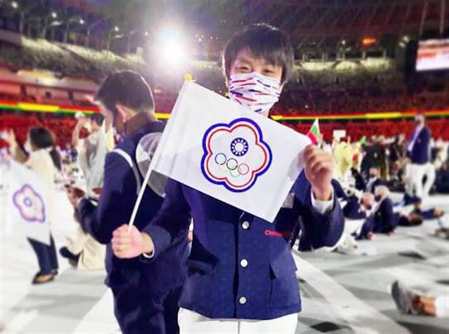 东京奥运开幕，我国轻艇史上第一位参赛选手张筑涵。（台中市政府提供）