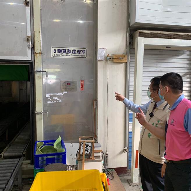 南瀛農產國際行銷公司的玉井蒸熱廠汰舊換新後，可望讓台南芒果外銷佳績再創新高。（余清永提供／張毓翎台南傳真）