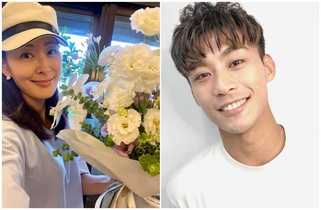 贾永婕（左图）表示杨勇纬是她心中的金牌。（摘自贾永婕脸书、杨勇纬IG）