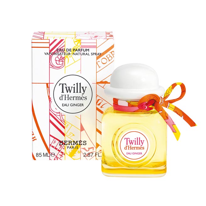 爱马仕丝意淡香精系列Twilly Eau Ginger淡香精 85ml，5350元。（爱马仕提供）