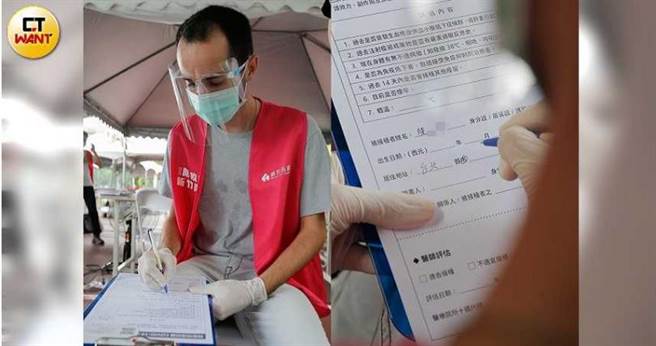 Max担任志工近二个月，他不但中文说得流利，连帮忙填写表格也完全不是问题。（图／黄耀徵摄）