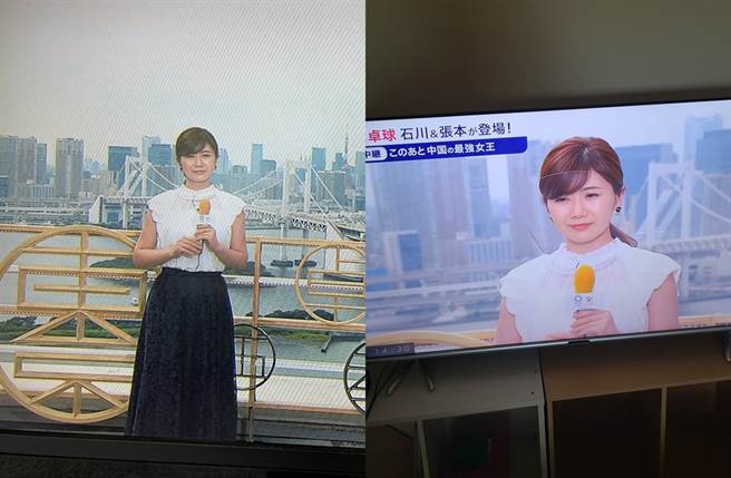 福原爱看上去容光焕发。(图／翻摄自推特)