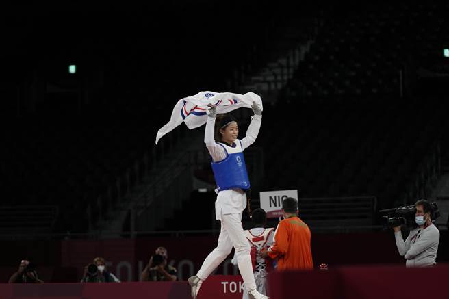跆拳道新星罗嘉翎勇夺铜牌。（东森新闻提供）