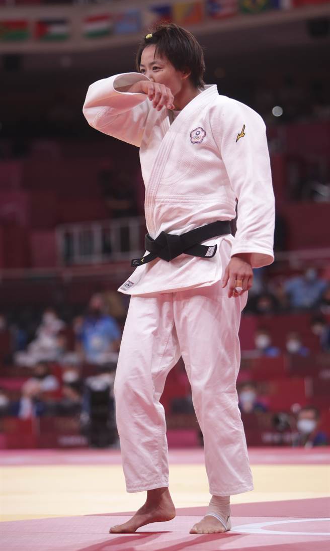 台灣旅日柔道好手連珍羚。（季志翔攝）
