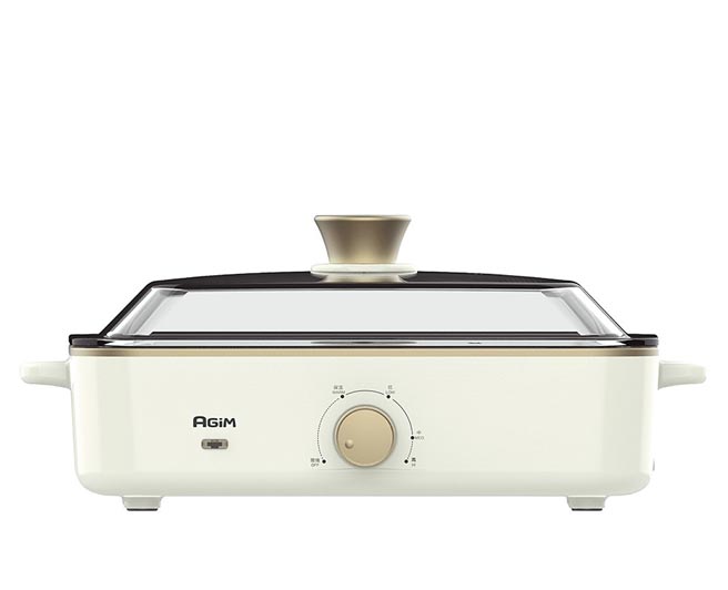 远传friDay购物的法国阿基姆AGiM全屏发热多功能电烤炉HY-610-WH，特价2880元。（远传friDay购物提供）