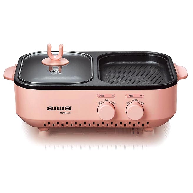 Yahoo奇摩拍卖的AIWA爱华美型火烤两用炉，特价1480元。（Yahoo奇摩拍卖提供）