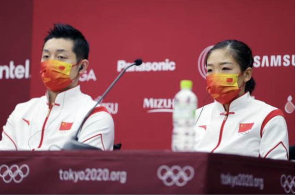 中國隊敗於日本隊未能奪下混雙乒乓金牌。取自新浪新聞