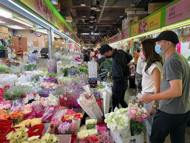 有民眾陈情表示，到内湖的台北花市批货，竟然不用量体温就能进场。（示意图/摘自台北市花市脸书）
