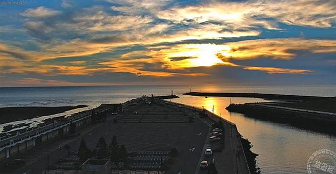 永安渔港即时影像线上游。(图/桃园市观旅局提供)