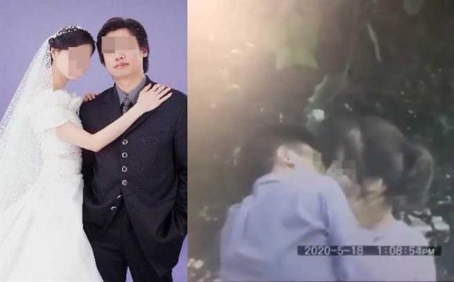 南台灣心臟科林姓名醫與小三在醫院樹叢間熱情擁吻，甚至為了「追求愛情」，還以家暴逼妻子離婚。（圖／讀者提供）