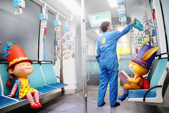 升级国家级「全场域抗病毒轨道系统」 （新北捷运公司提供／戴上容新北传真）