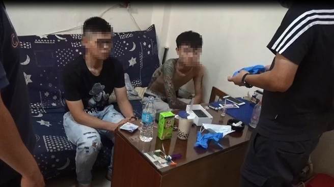 毒品人口窃盗抽水站电缆。（鹿港警分局提供／吴敏菁彰化传真）