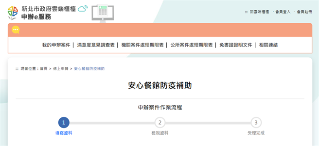 「新北安心餐館防疫補貼計畫」即日起開放「新北市政府雲端櫃檯」線上申請。(新北市經發局提供)