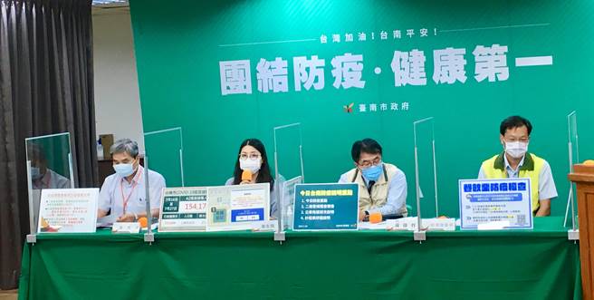 27日调降为二级警戒，台南市政府跨局处稽查。(台南市政府提供／曹婷婷台南传真)