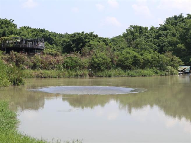西口小瑞士「天井漩涡」再现，附近景观餐厅业者喜迎疫后旅游潮。（张毓翎摄）