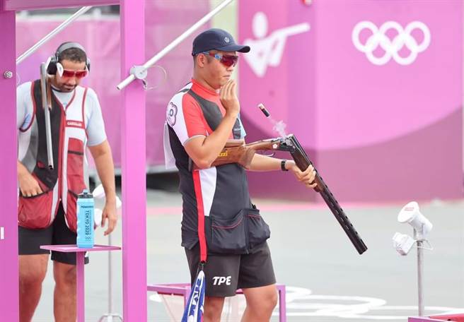 不定向飞靶射击好手杨昆弼。(体育署提供)
