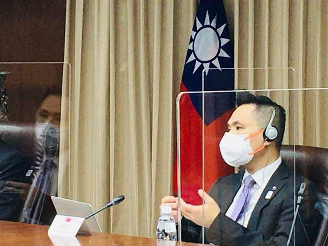 国民党立委陈以信参加「台美日国会议员战略论坛」。（陈以信办公室提供）