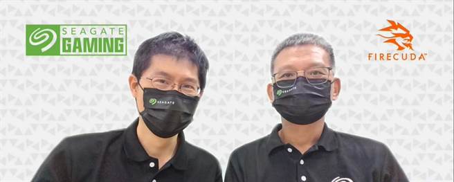 Seagate Technology 資深業務工程經理朱秋男及資深工程經理蕭慶信共同出席線上發表會。（Seagate 提供／黃慧雯台北傳真）