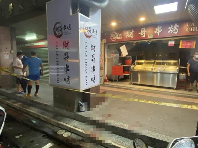 57歲吳姓男子持刀砍妻，老闆胞弟不慎遭到波及。（戴上容攝）
