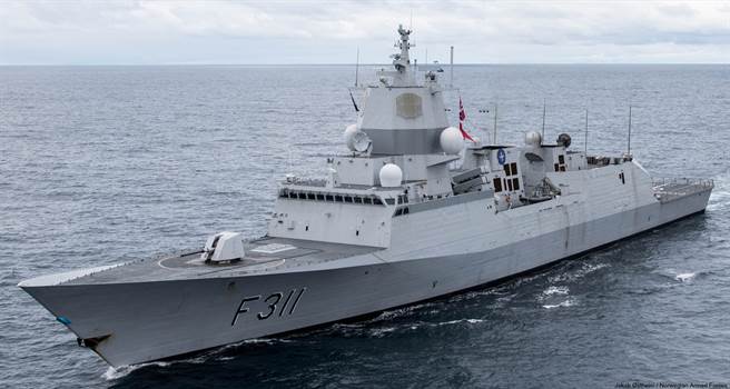 阿蒙森号巡防舰，是南森级2号舰。(图/挪威海军)