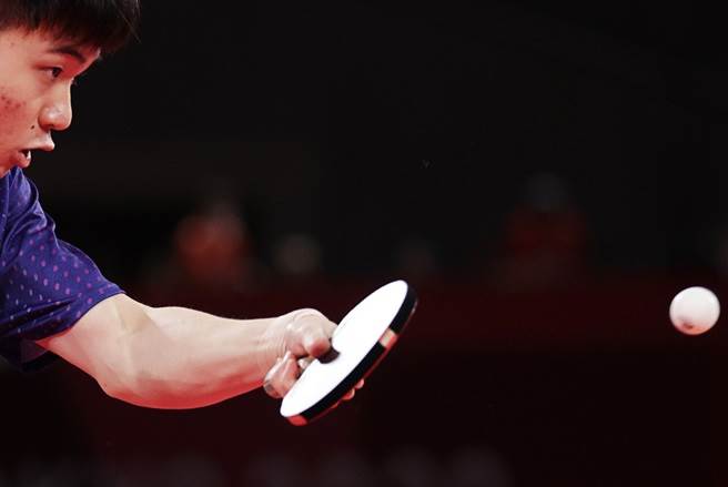 台湾19岁桌球好手林昀儒在东奥一战成名。(路透)