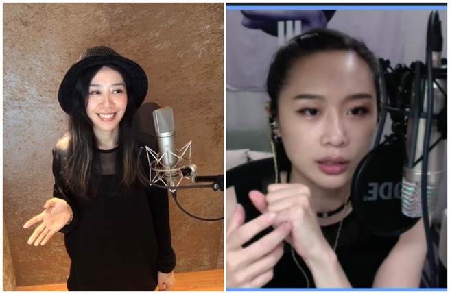 因應疫情，吳南穎（左）與許恰吉為主播們開辦「線上歌唱魔鬼營」。（Wave提供）