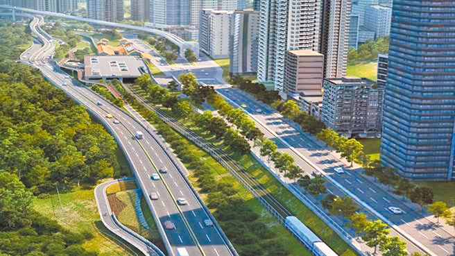 新北市長侯友宜認為，淡北道路一定要開發，會持續溝通。（新北市工務局提供／葉德正新北傳真）